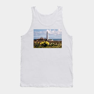 St Mary's Island in springtime Tank Top